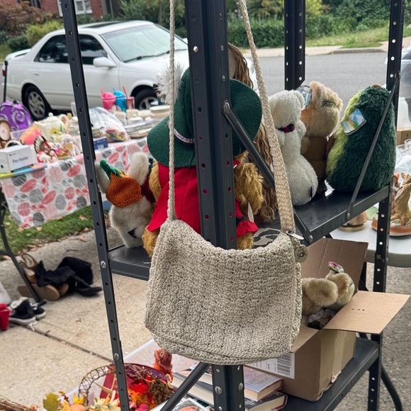 The Sak Cream/Tan Crochet Bag - Picture 1 of 4